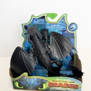 How to Train Your Dragon- Toothless figure with moving parts, NIB